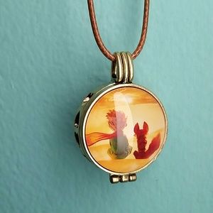 “Little Prince" Faux Locket Necklace